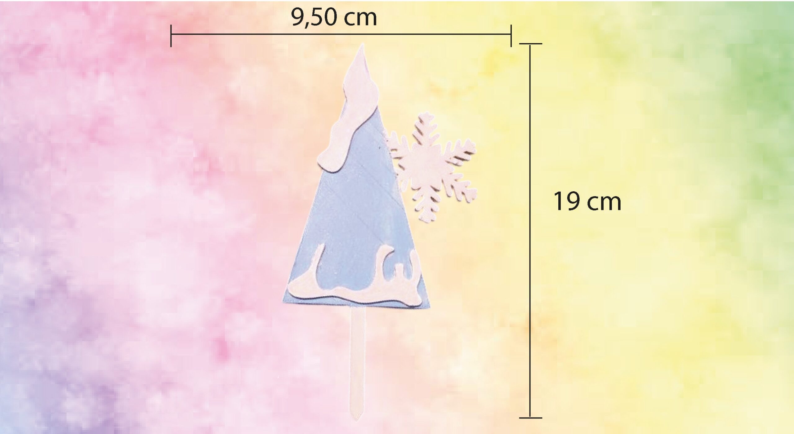 SET TOPPERA FROZEN PLANINE I PAHULJICE - Slika 2