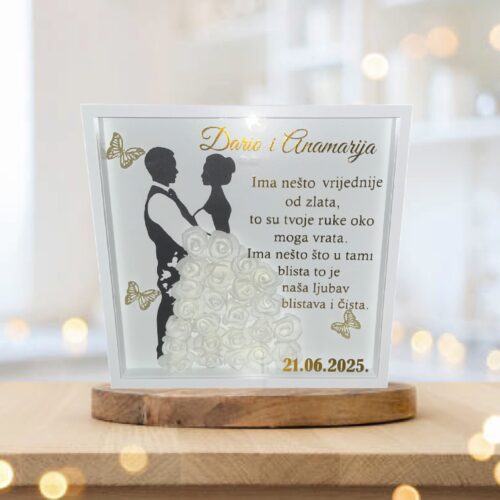 PERSONALIZIRANA SLIKA KAO POKLON MLADENCIMA