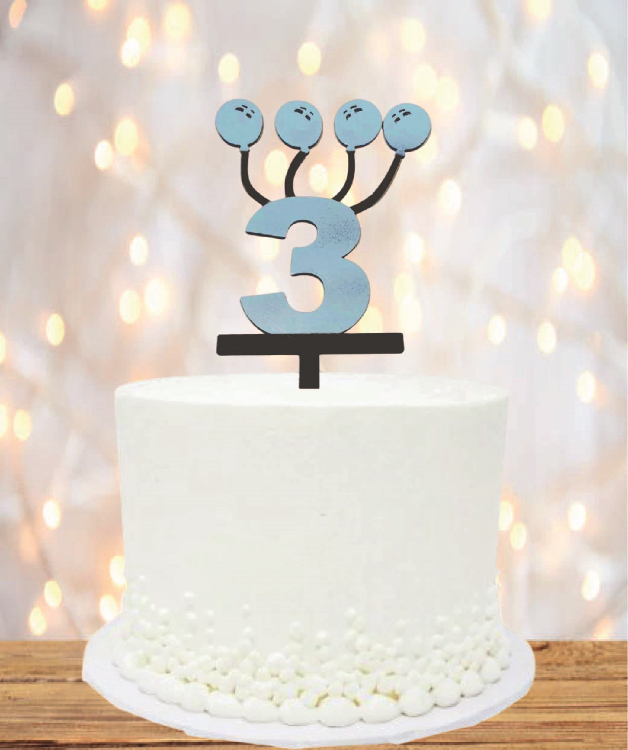 PERSONALIZIRANI TOPER BROJ SA BALONIMA