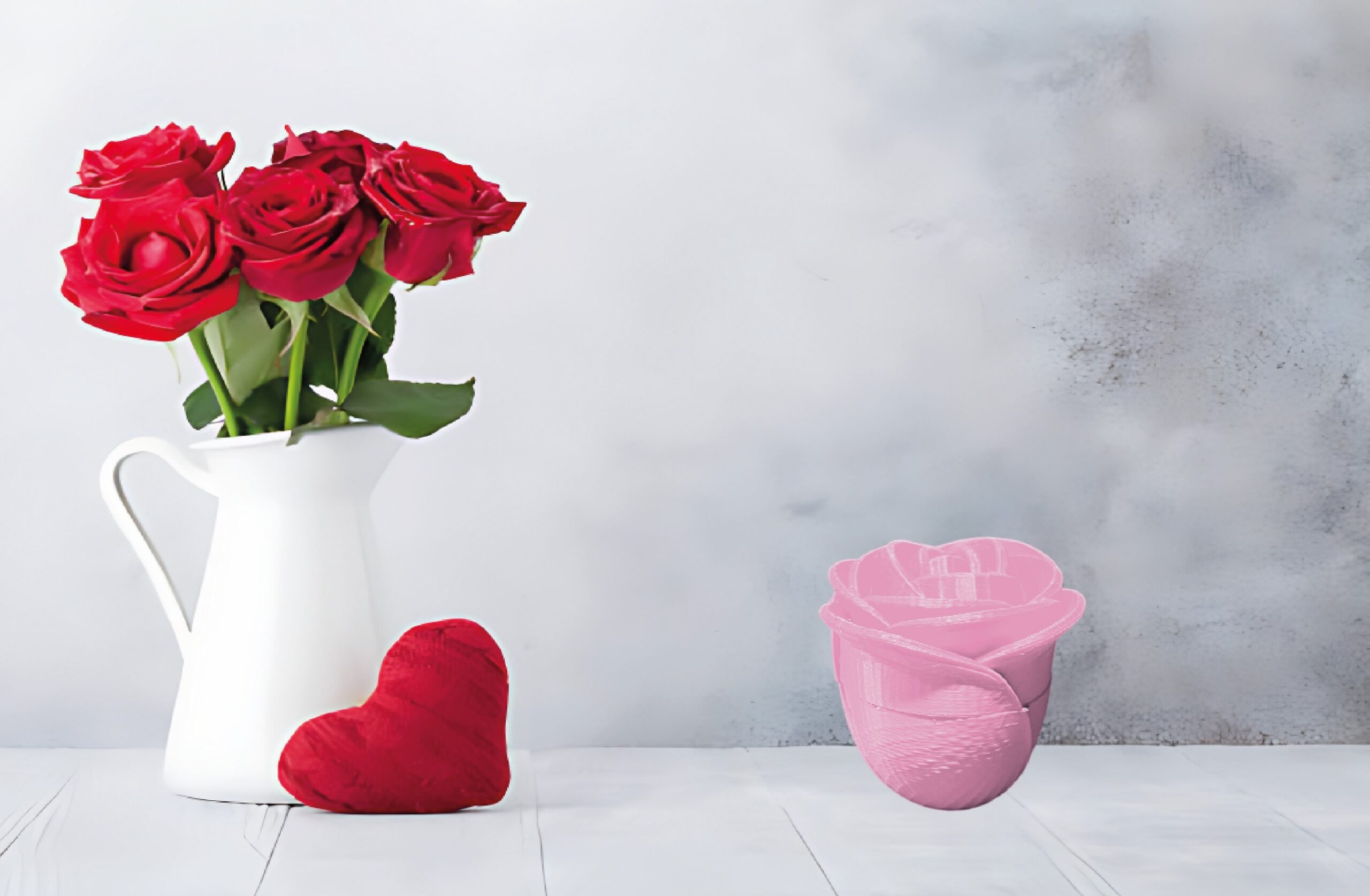 UKRASNA KUTIJICA ZA PRSTAN RUŽA - Slika 4