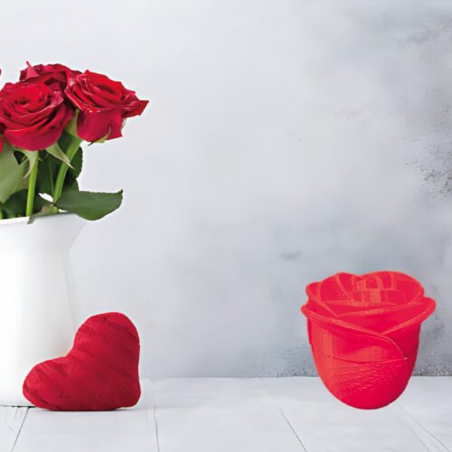 UKRASNA KUTIJICA ZA PRSTAN RUŽA