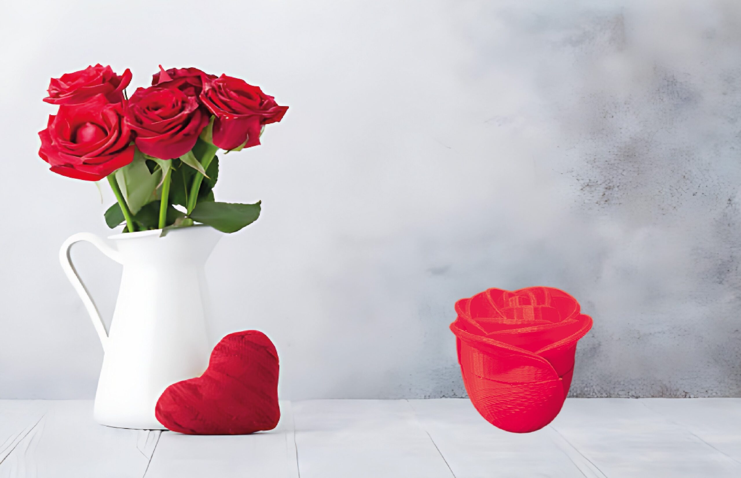 UKRASNA KUTIJICA ZA PRSTAN RUŽA - Slika 2