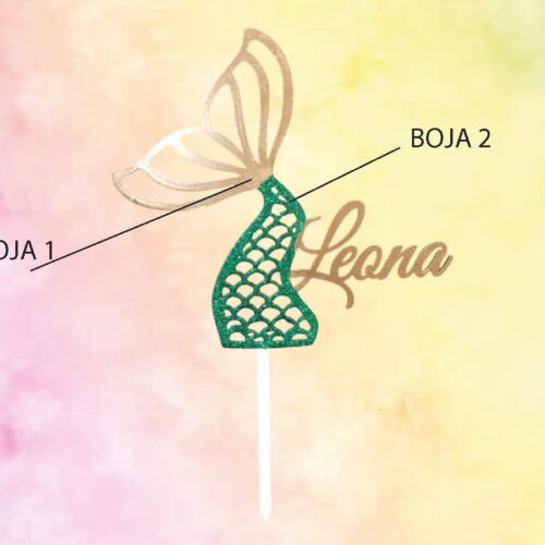 PERSONALIZIRANI TOPER SIRENA I IME