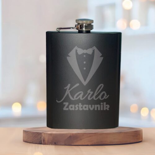 PERSONALIZIRANA GRAVURA NA METALNU PLJOSKU
