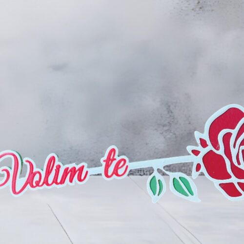 VIJEČNA RUŽA SA POSVETOM #2