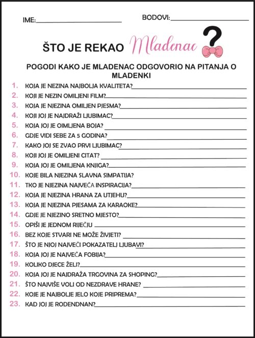 IGRA ZA DJEVOJAČKU VEČER #3 - Slika 2
