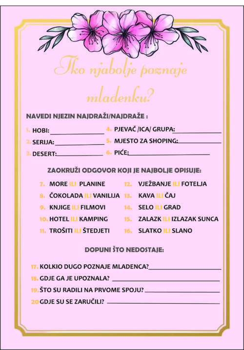 IGRA ZA DJEVOJAČKU VEČER #4 - Slika 2