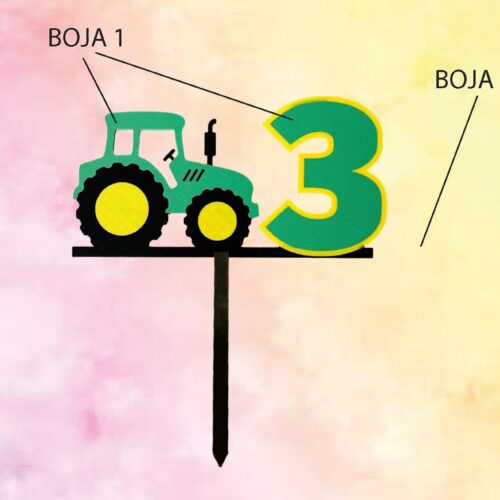 PERSONALIZIRANI TOPER TRAKTOR I BROJ