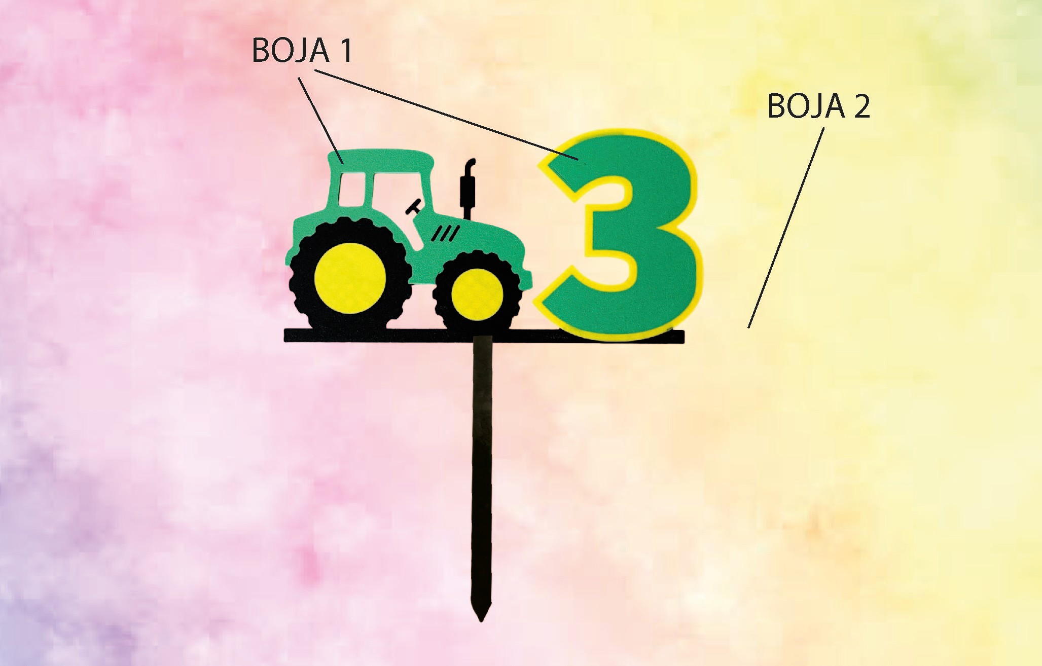 PERSONALIZIRANI TOPER TRAKTOR I BROJ - Slika 2