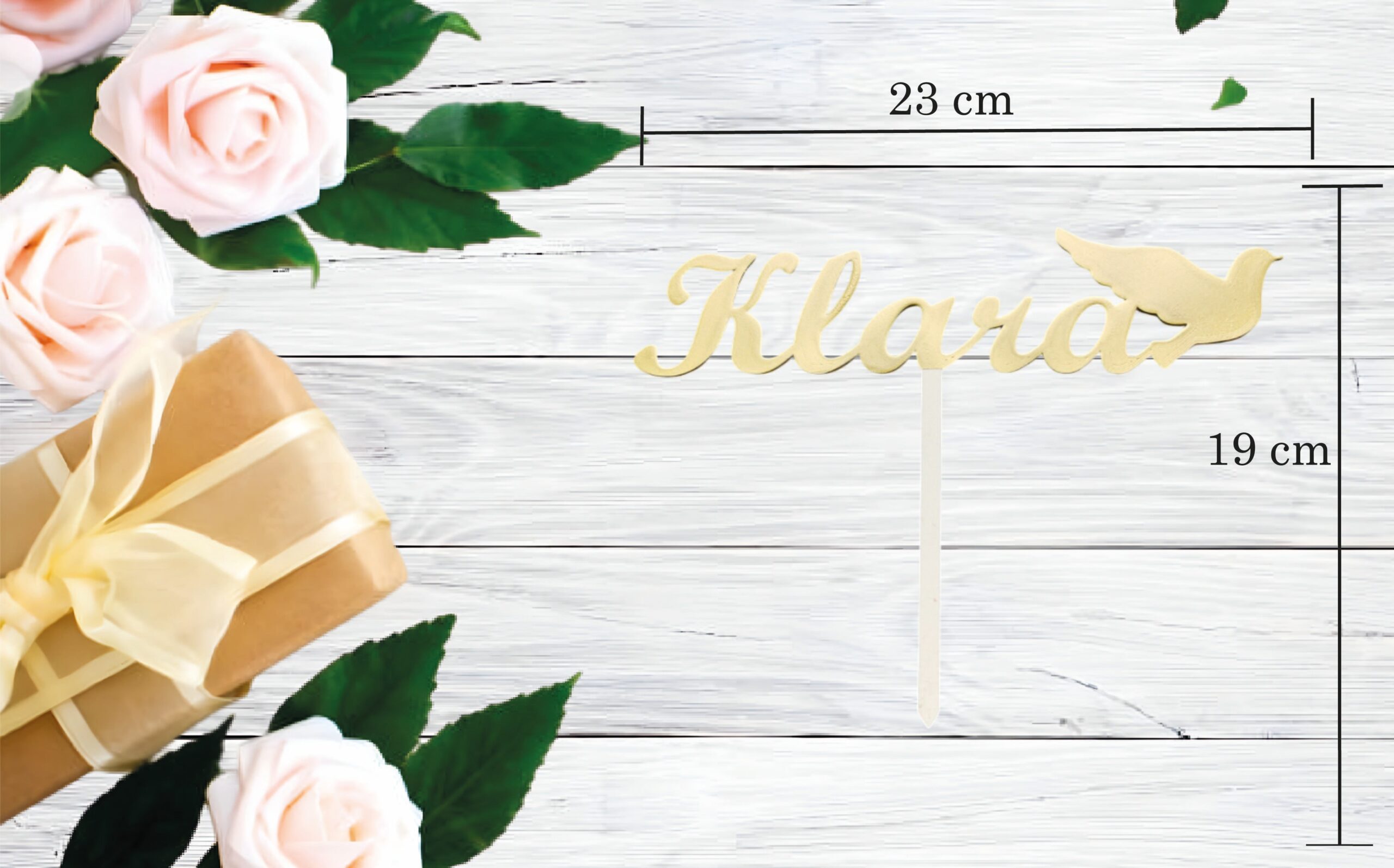 PERSONALIZIRANI TOPER IME I GOLUBICA - Slika 2