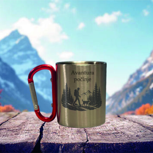 PERSONALIZIRANA GRAVURA ZA METALNE ŠALICE