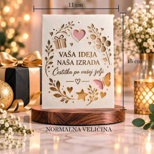 PERSONALIZIRANA ČESTITKA PO VAŠOJ ŽELJI