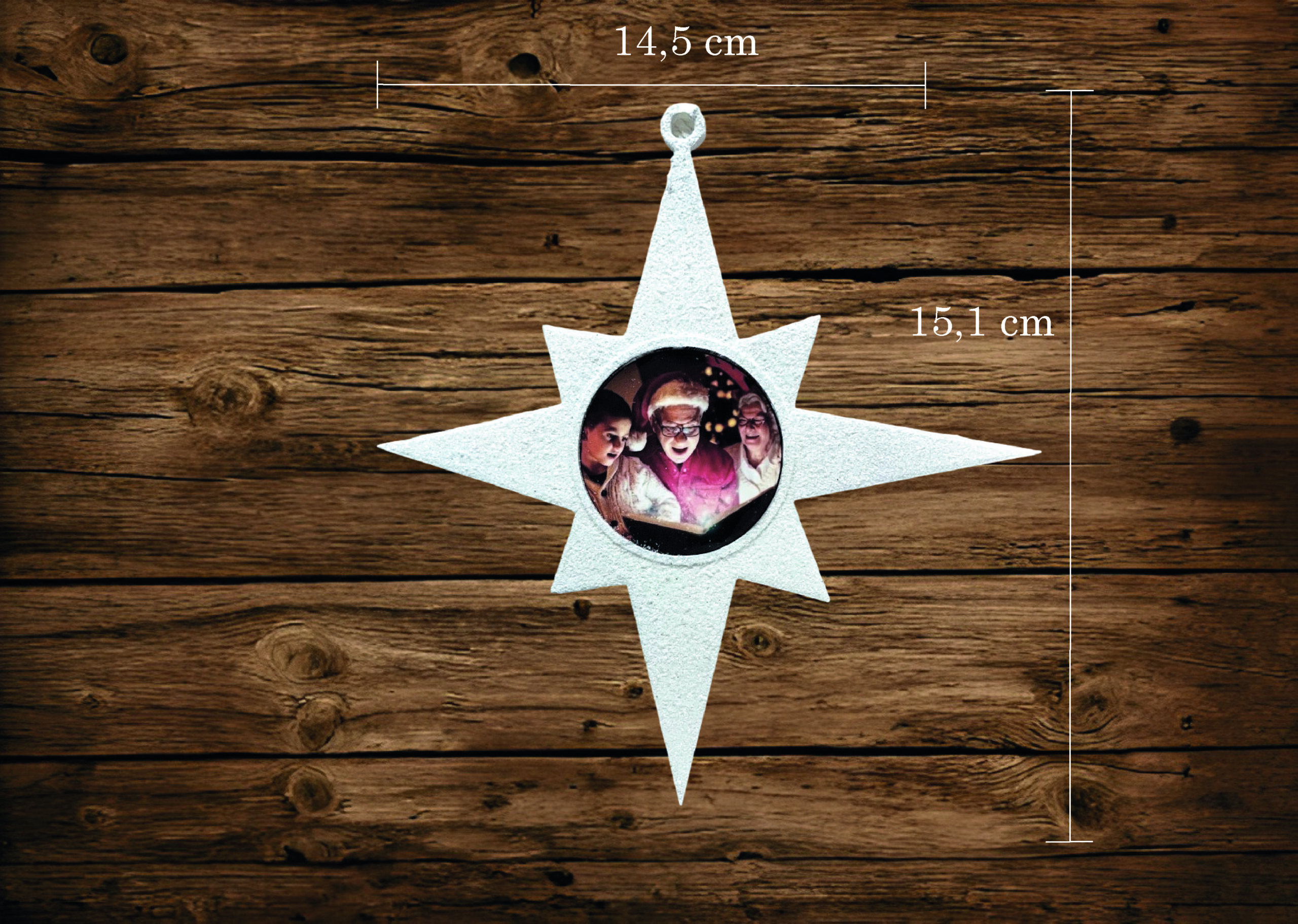 PERSANOLIZIRANA KUGLICA ZA BOR SA SLIKOM U BOŽIĆNIM MOTIVIMA - Slika 22