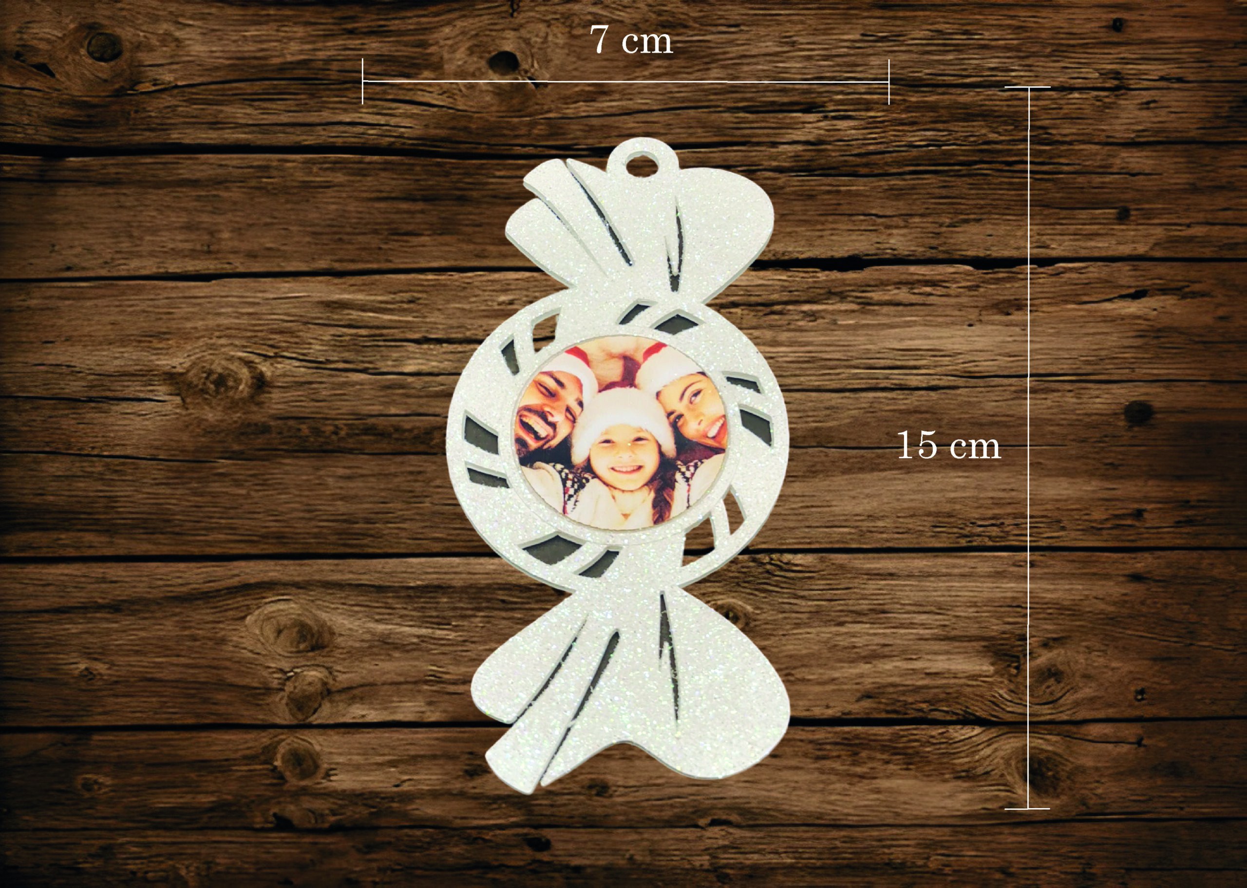 PERSANOLIZIRANA KUGLICA ZA BOR SA SLIKOM U BOŽIĆNIM MOTIVIMA - Slika 24