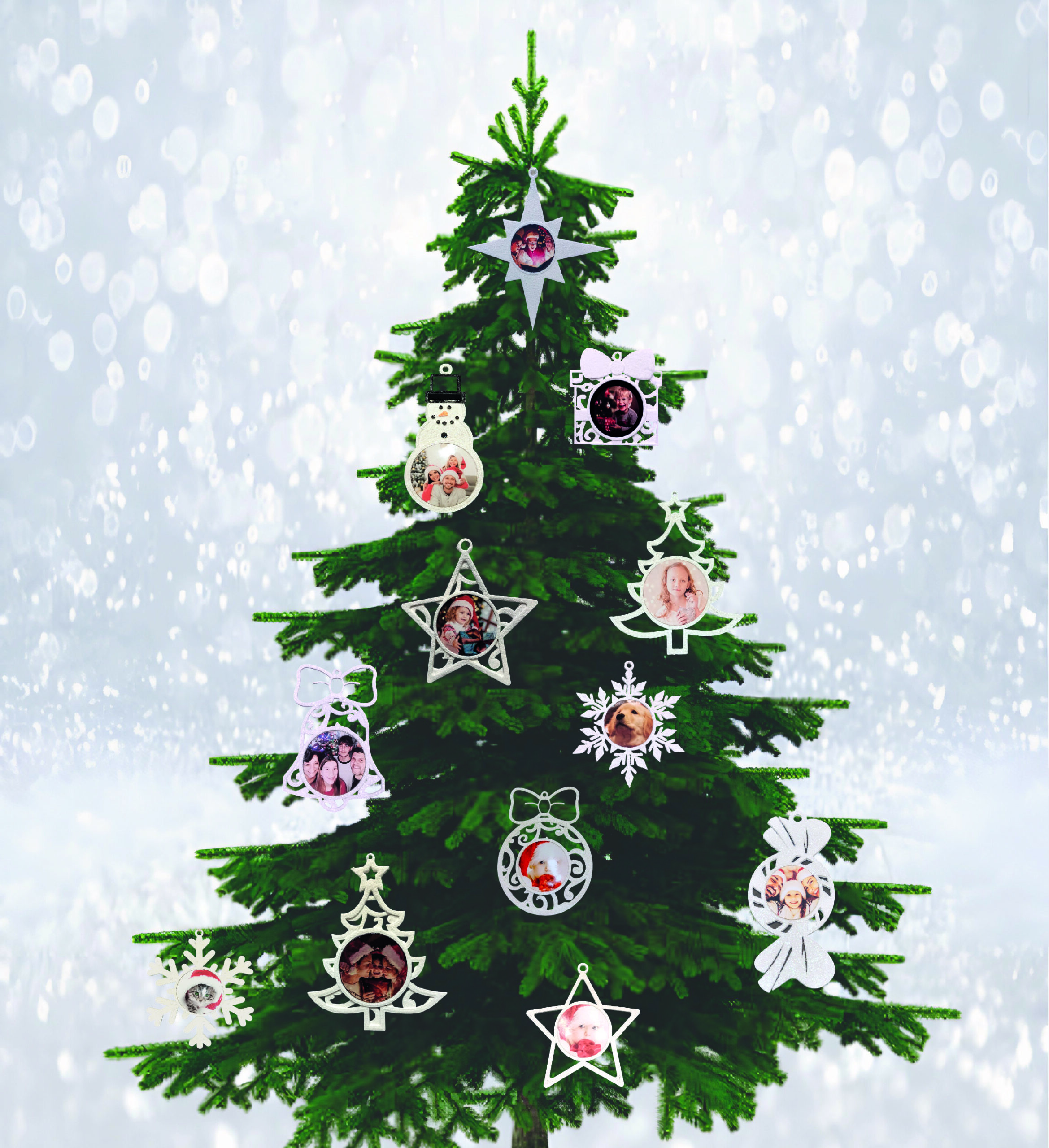 PERSANOLIZIRANA KUGLICA ZA BOR SA SLIKOM U BOŽIĆNIM MOTIVIMA - Slika 25