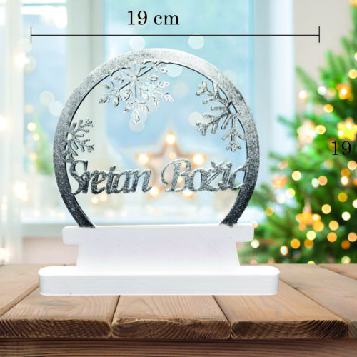 BOŽIĆNE SNJEŽNE KUGLE S POSVETOM