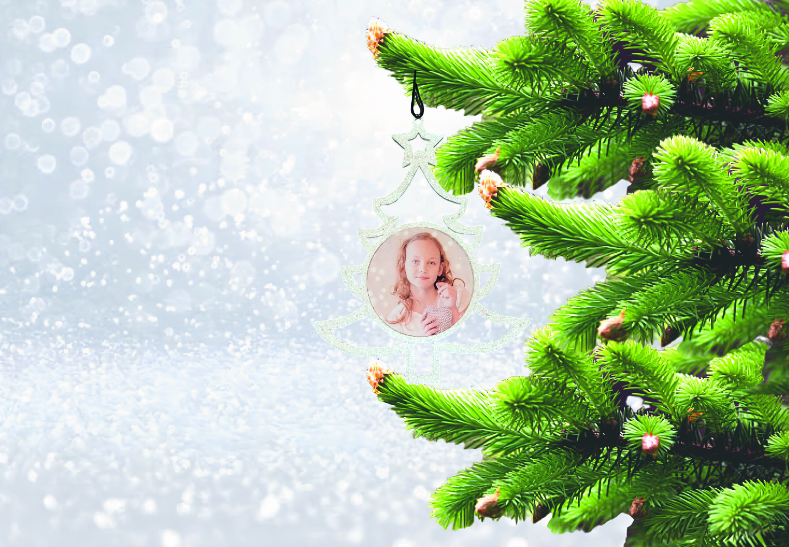 PERSANOLIZIRANA KUGLICA ZA BOR SA SLIKOM U BOŽIĆNIM MOTIVIMA - Slika 5