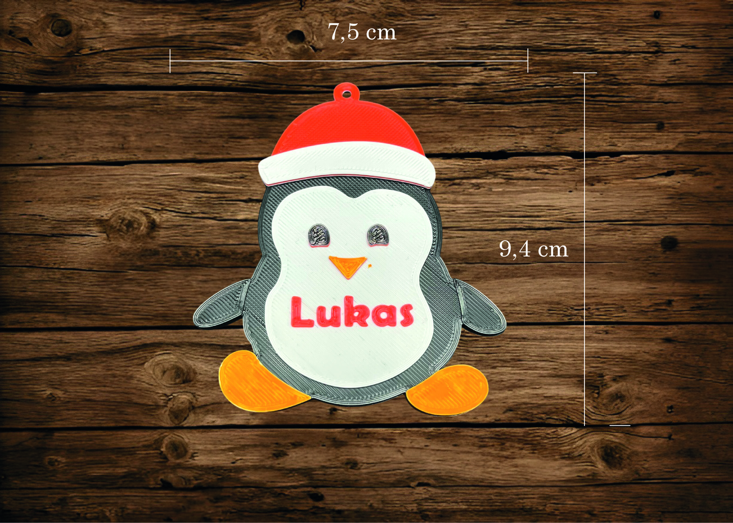 PERSONALIZIRANI UKRASI ZA BOR - BOŽIĆNI LIKOVI S IMENOM - Slika 8