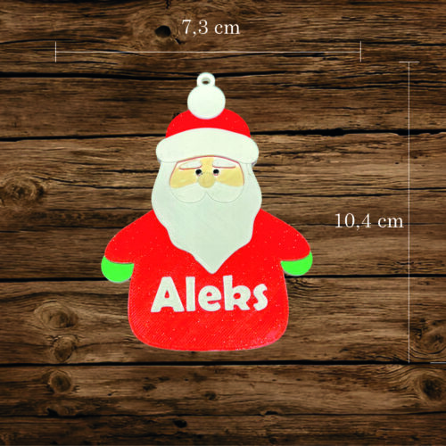 PERSONALIZIRANI UKRASI ZA BOR – BOŽIĆNI LIKOVI S IMENOM