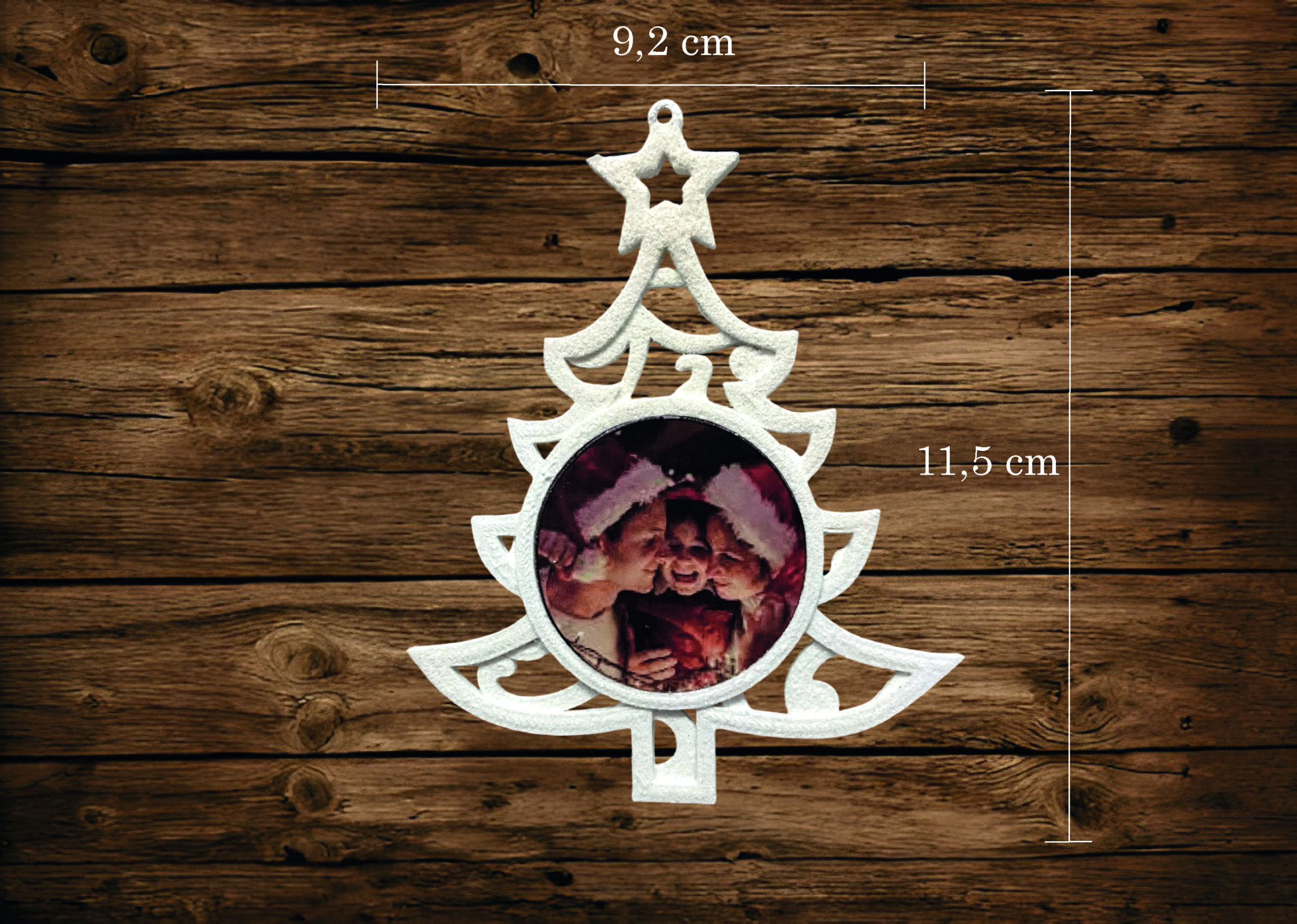 PERSANOLIZIRANA KUGLICA ZA BOR SA SLIKOM U BOŽIĆNIM MOTIVIMA - Slika 20