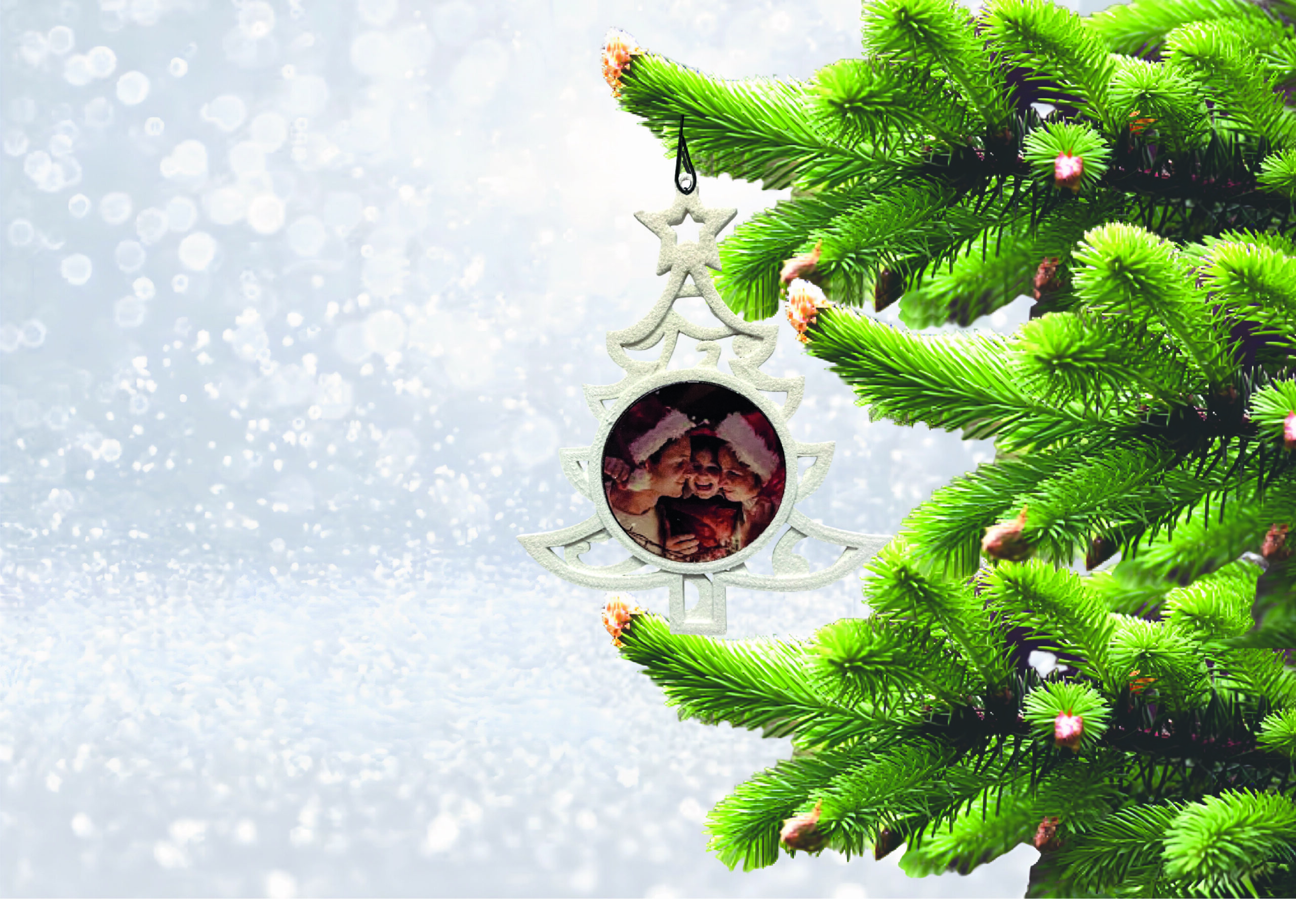 PERSANOLIZIRANA KUGLICA ZA BOR SA SLIKOM U BOŽIĆNIM MOTIVIMA - Slika 19