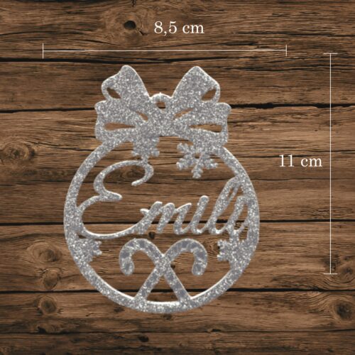 PERSONALIZIRANA KUGLICA ZA BOR SA IMENOM #2