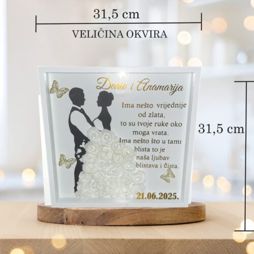 PERSONALIZIRANA SLIKA KAO POKLON MLADENCIMA