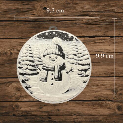 RELJEFNE KUGLICE SA BOŽIĆNIM MOTIVIMA