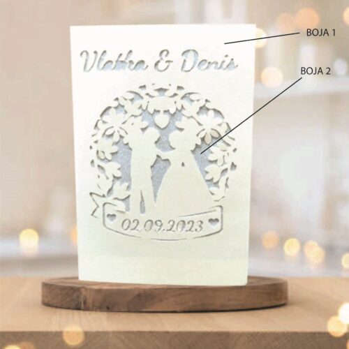 PERSONALIZIRANA ČESTITKA ZA VJENČANJE #1