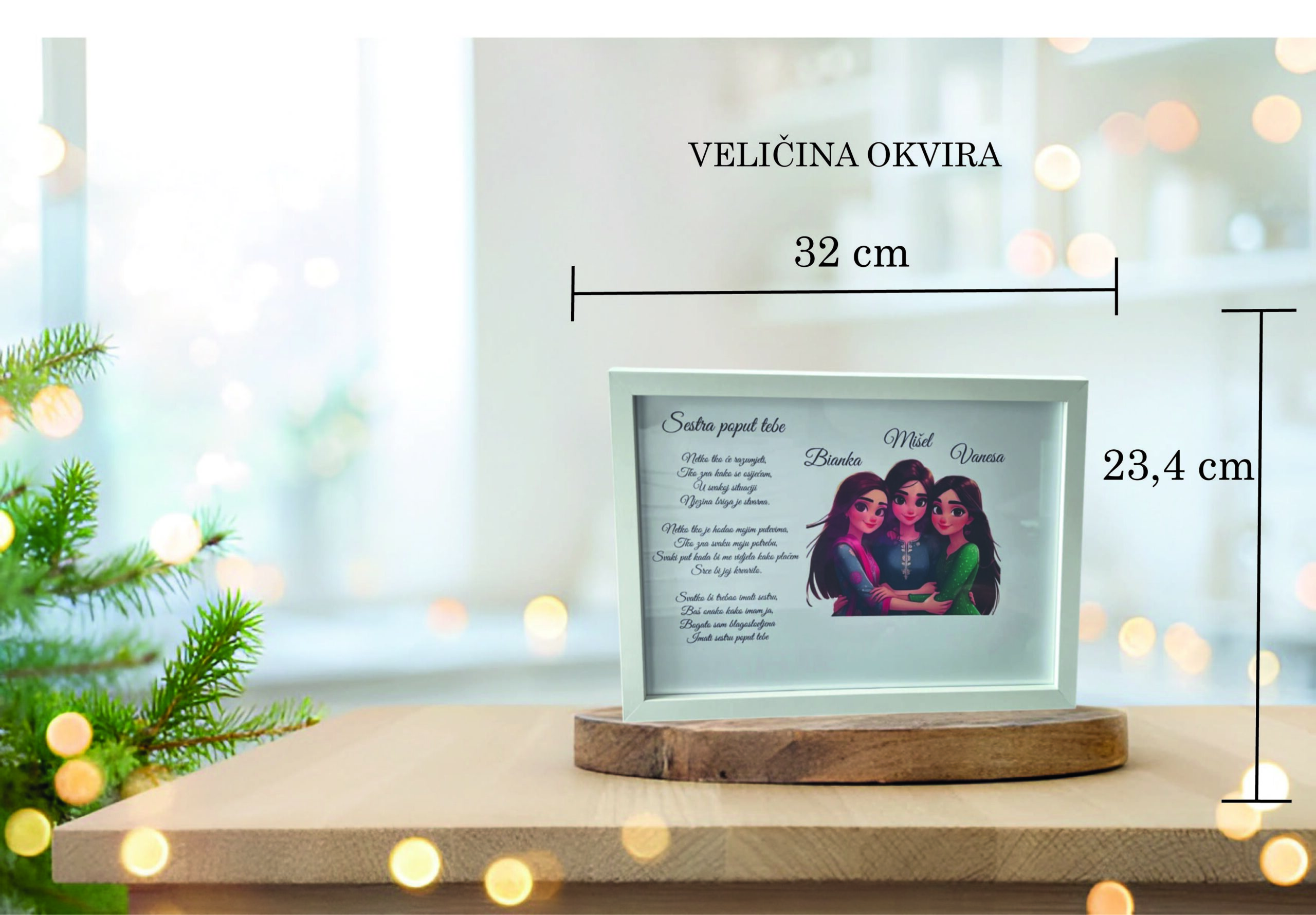 PERSONALIZIRANA SLIKA ZA SESTRU - Slika 4