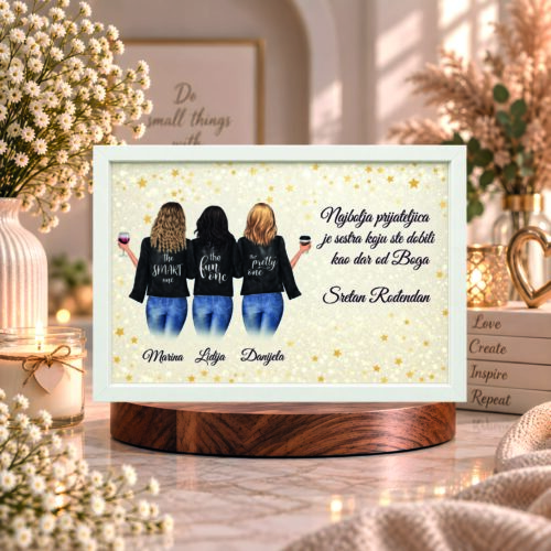 PERSONALIZIRANA SLIKA ZA PRIJATELJICU