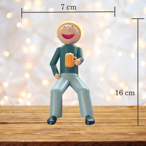 PERSONALIZIRANA FIGURA ČOVJEČULJAK S PIVOM