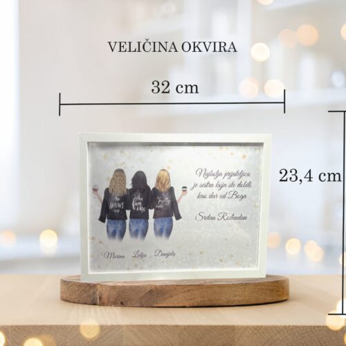 PERSONALIZIRANA SLIKA ZA PRIJATELJICU