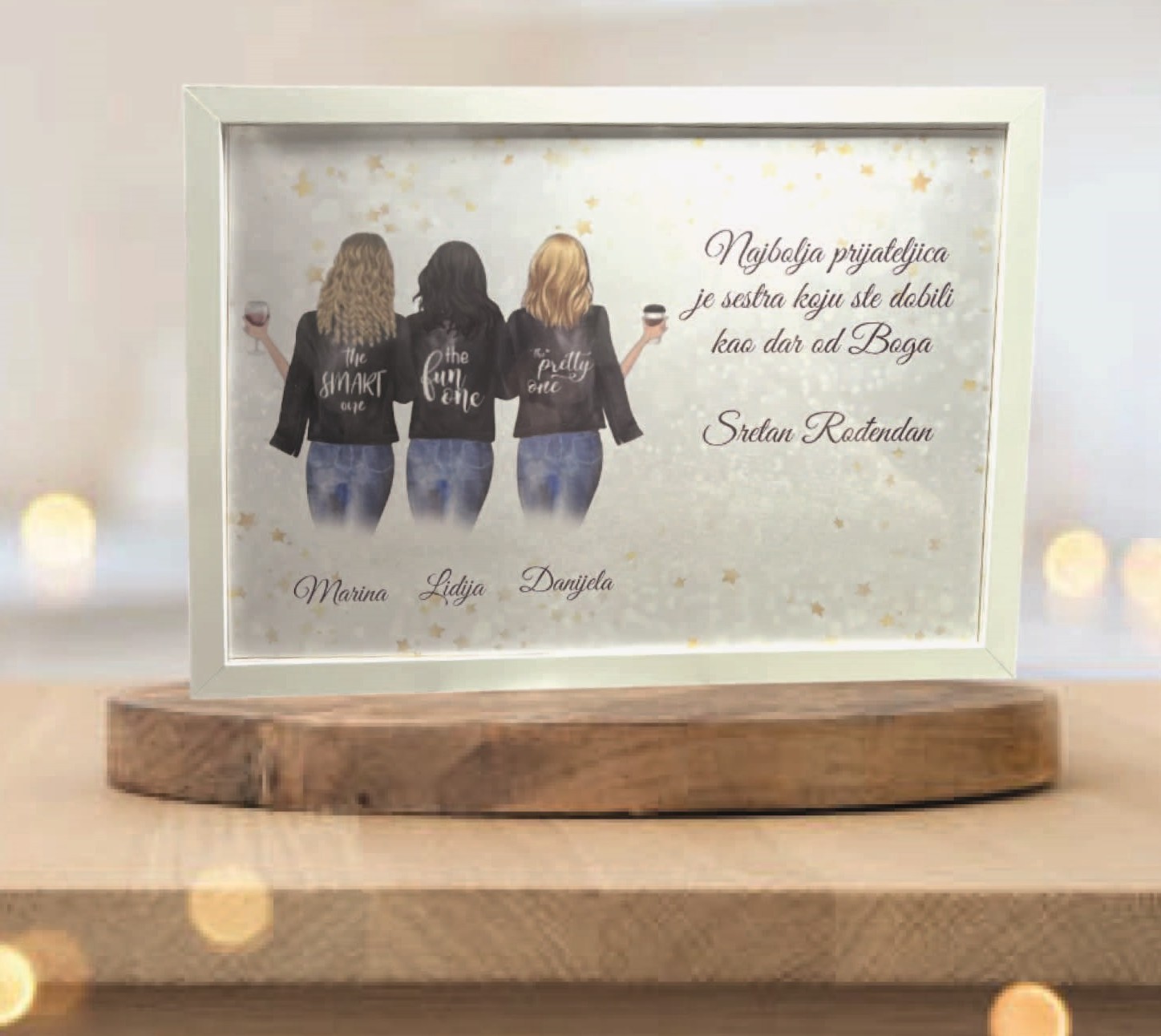 PERSONALIZIRANA SLIKA ZA PRIJATELJICU