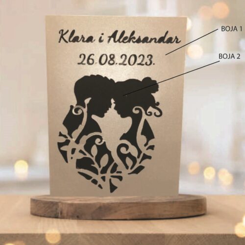 PERSONALIZIRANA ČESTITKA ZA VJENČANJE #2