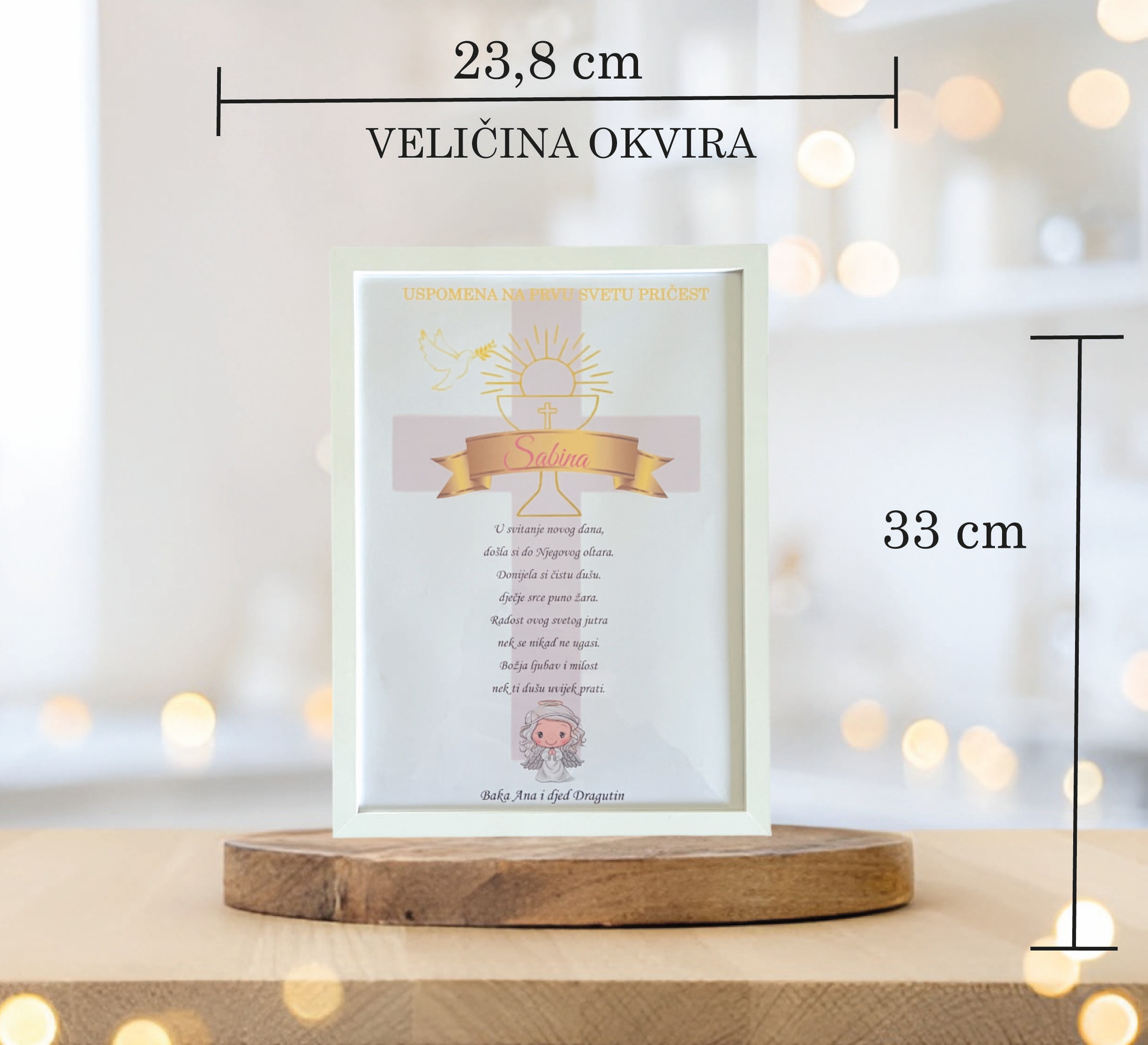 PERSONALIZIRANA SLIKA ZA PRVU SVETU PRIČEST - Slika 2