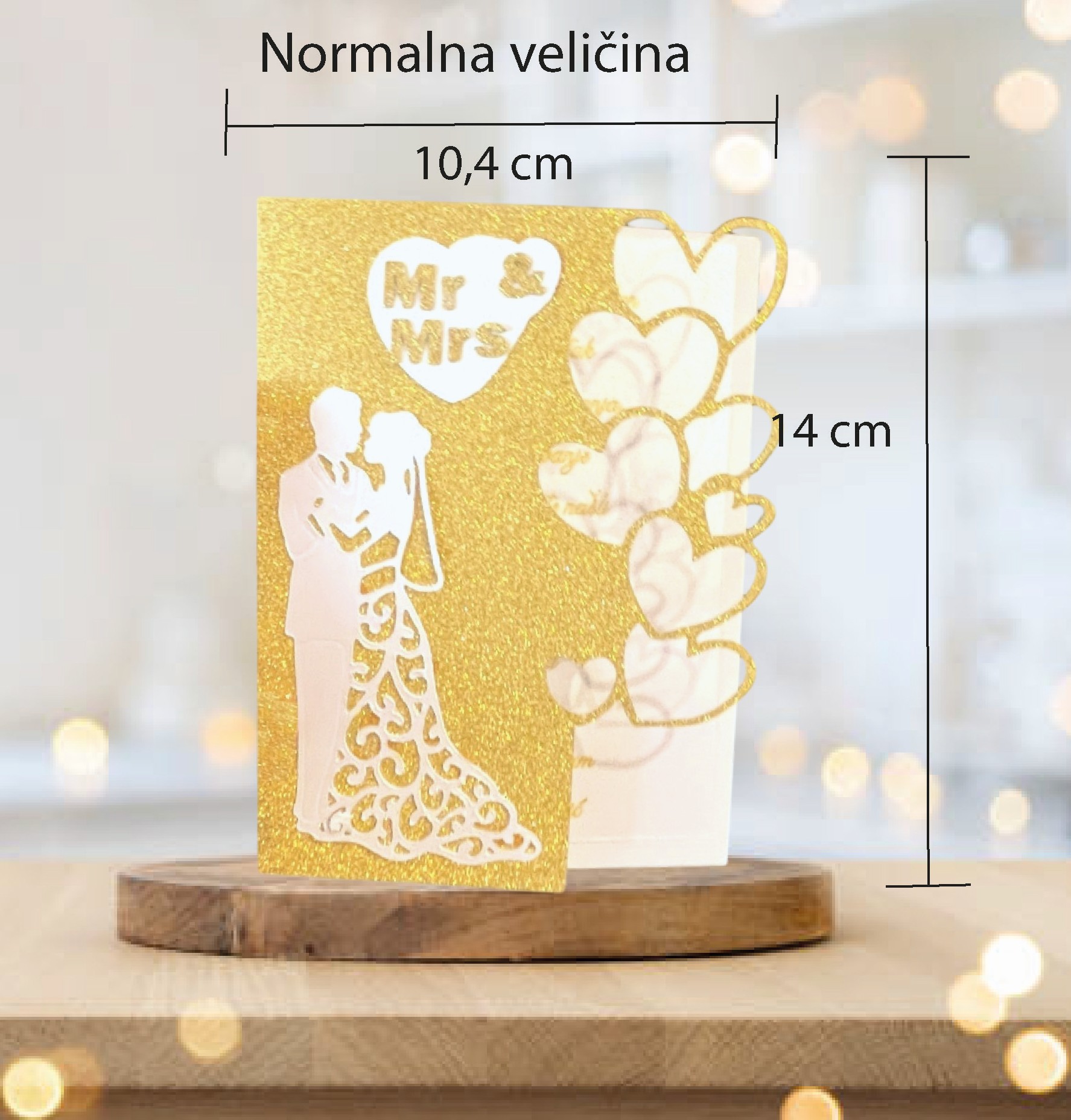 PERSONALIZIRANA ČESTITKA ZA VJENČANJE #3 - Slika 3