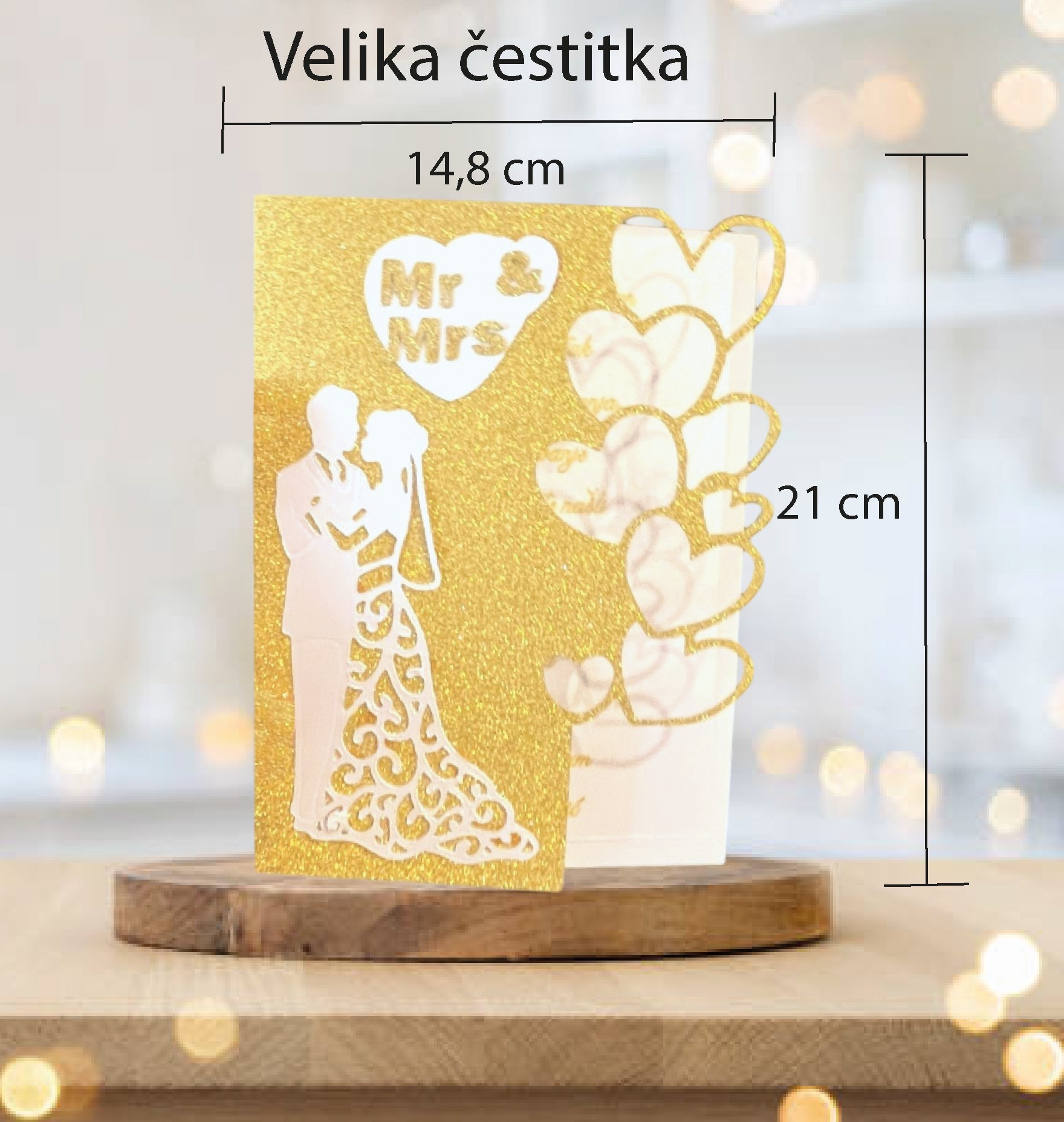 PERSONALIZIRANA ČESTITKA ZA VJENČANJE #3 - Slika 4