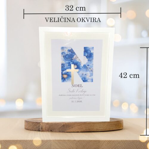 PERSONALIZIRANA SLIKA ZA KRŠTENJE #2