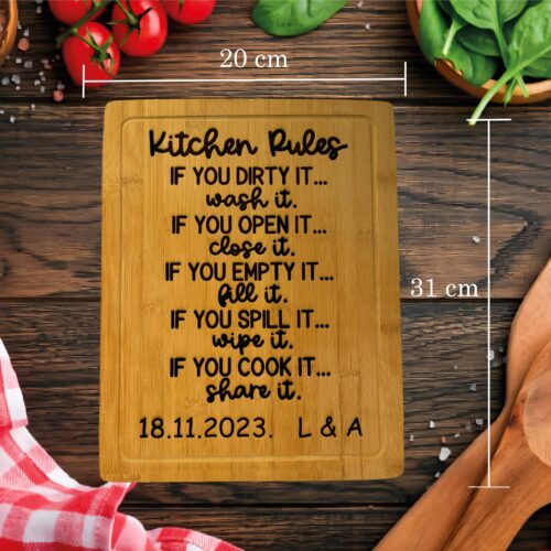 PERSONALIZIRANA GRAVURA NA DRVENU DASKU #2