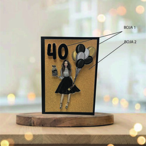 PERSONALIZIRANA ČESTITKA ZA ROĐENDAN – CURA I BALONI