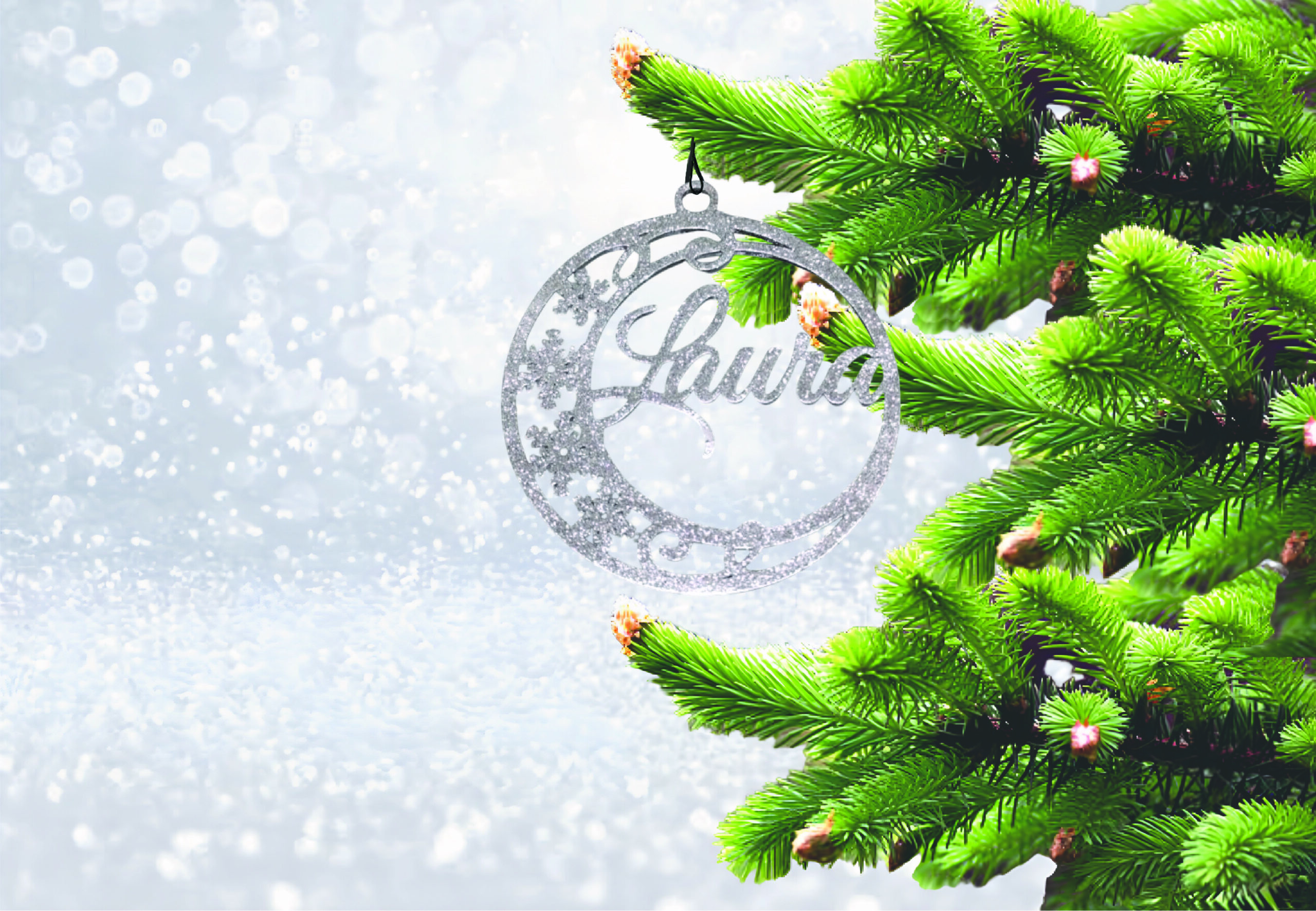 PERSONALIZIRANA KUGLICA ZA BOR SA IMENOM #3