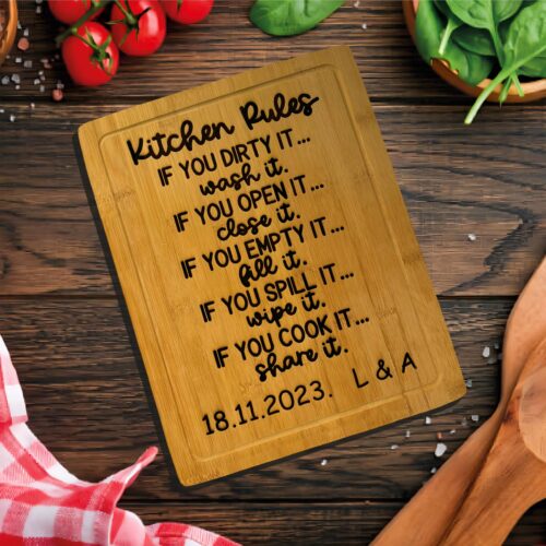 PERSONALIZIRANA GRAVURA NA DRVENU DASKU #2