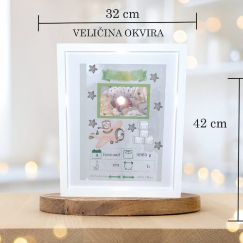 PERSONALIZIRANA SLIKA ZA POKLON BEBI #2