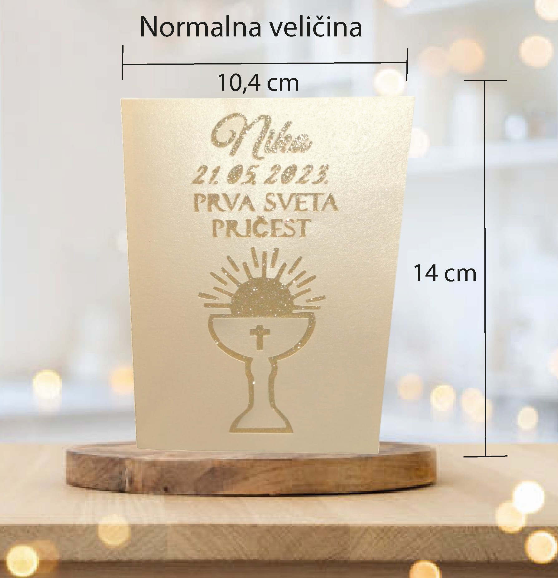 PERSONALIZIRANA ČESTITKA ZA PRVU SVETU PRIČEST #1 - Slika 3