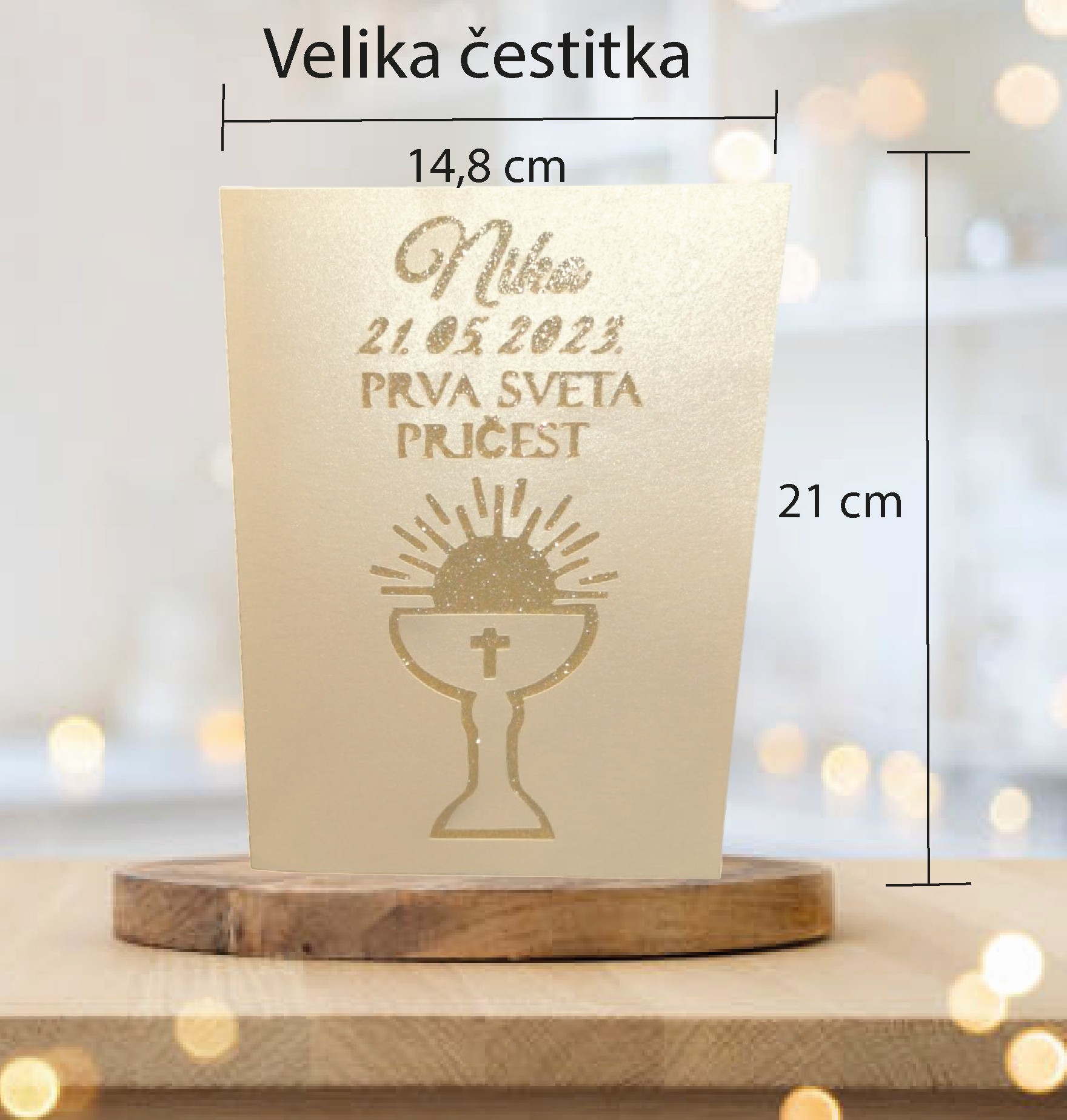 PERSONALIZIRANA ČESTITKA ZA PRVU SVETU PRIČEST #1 - Slika 4