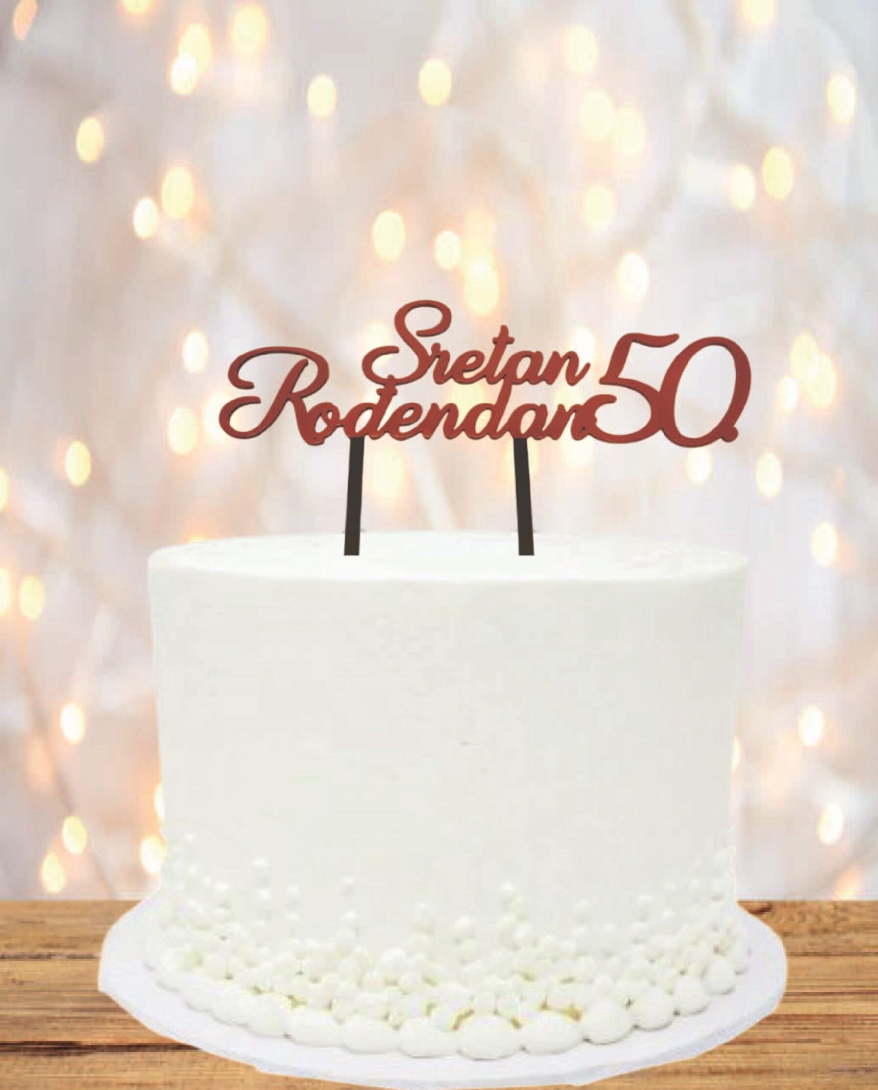 PERSONALIZIRANI TOPER SRETAN ROĐENDAN I BROJ - Slika 5