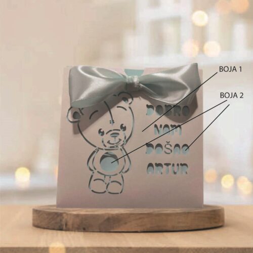 PERSONALIZIRANA ČESTITKA ZA POSJETU BEBI