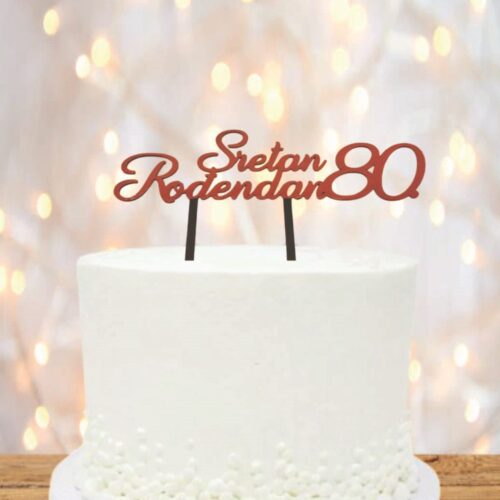 PERSONALIZIRANI TOPER SRETAN ROĐENDAN I BROJ