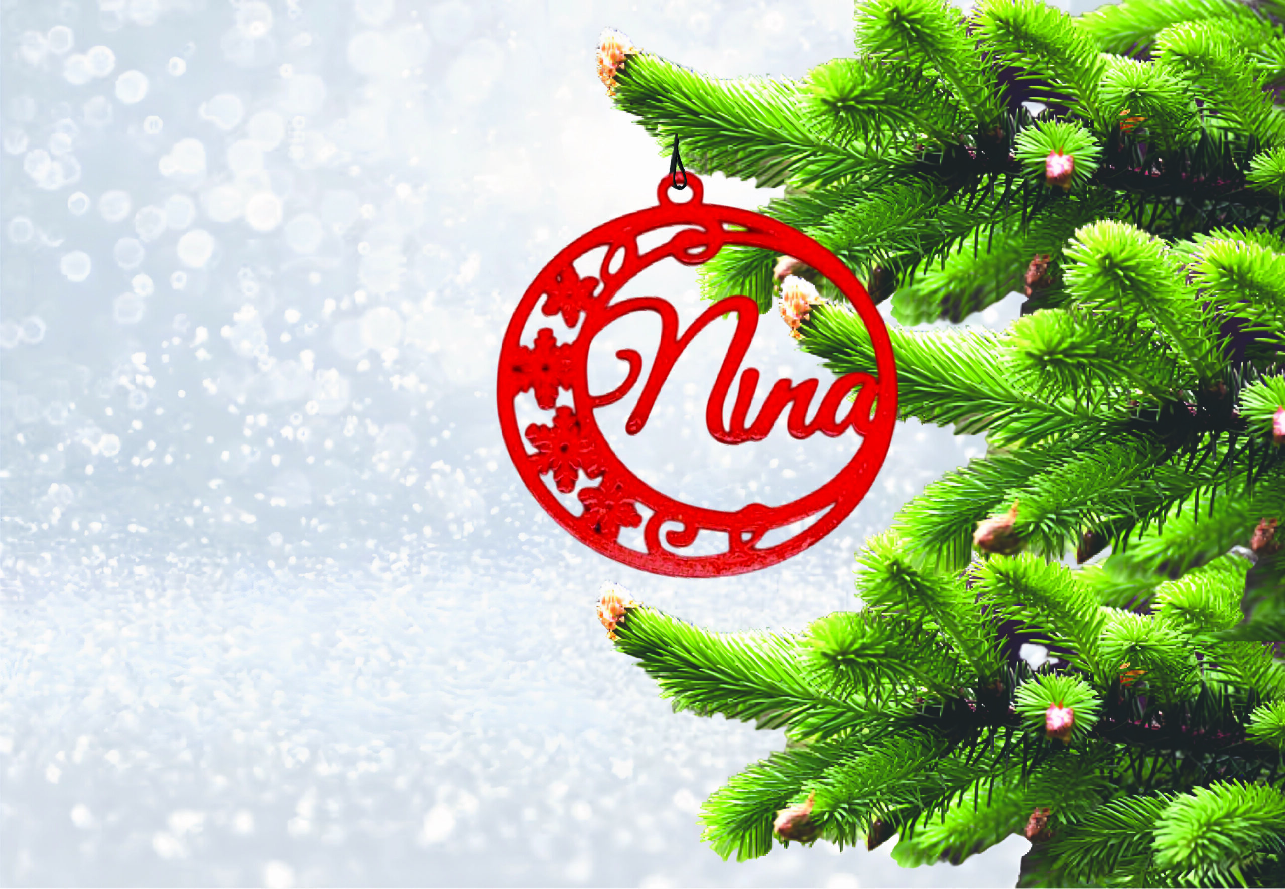 PERSONALIZIRANA KUGLICA ZA BOR SA IMENOM #3 - Slika 3